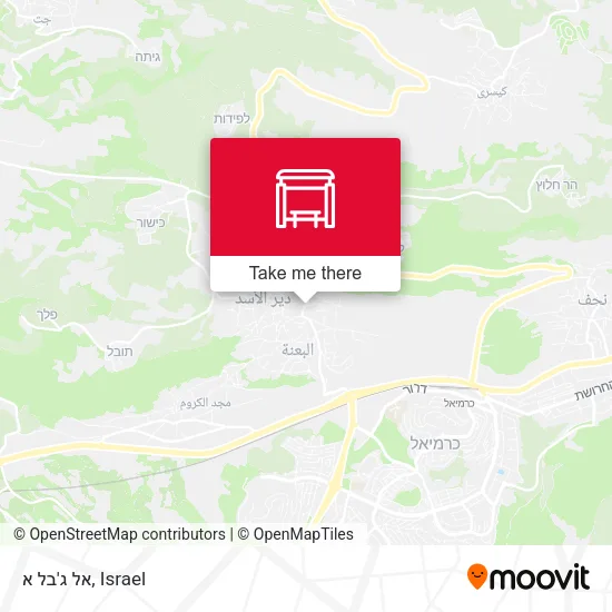 Карта אל ג'בל א