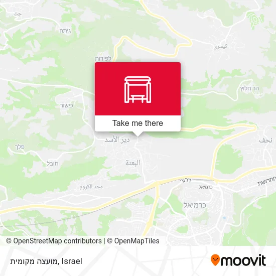 Карта מועצה מקומית