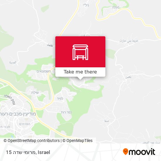 מרומי שדה 15 map