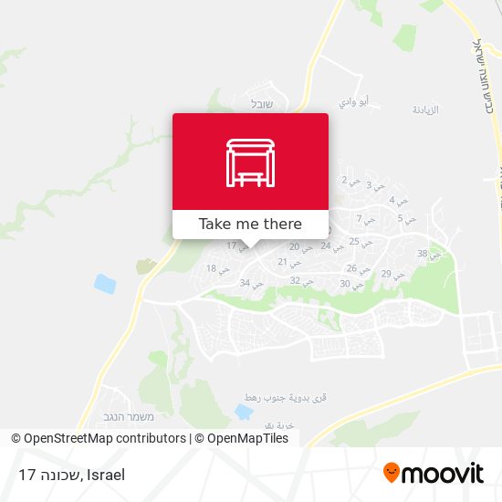 שכונה 17 map