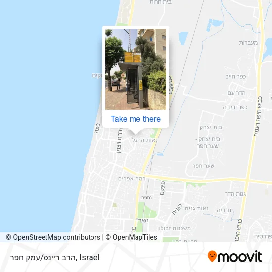 Карта הרב ריינס/עמק חפר
