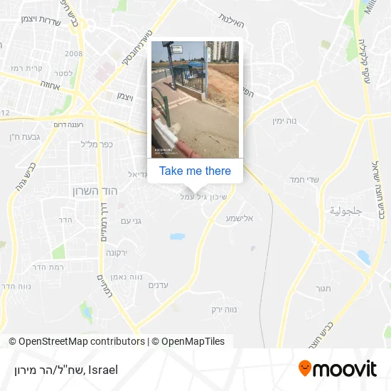 Карта שח''ל/הר מירון