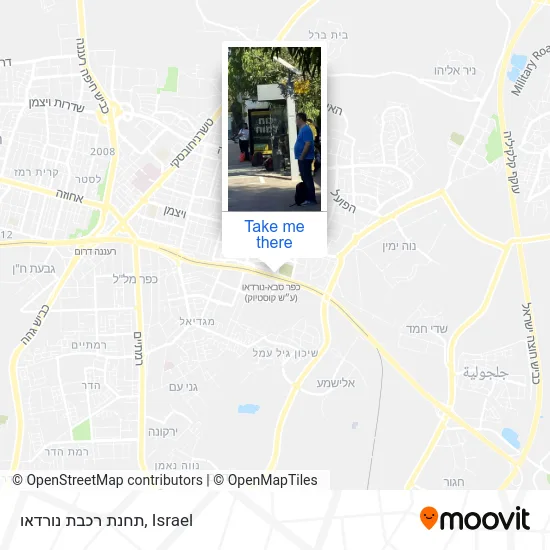 תחנת רכבת נורדאו map