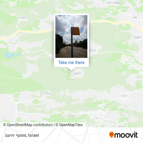 Карта מסעף יחיעם