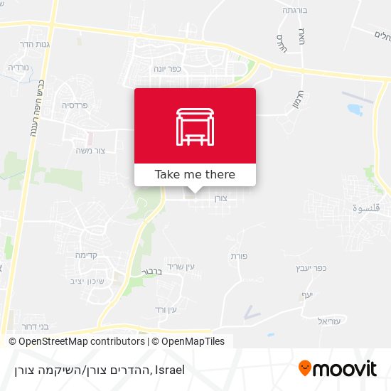 Карта ההדרים צורן/השיקמה צורן