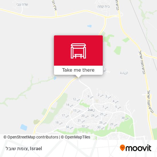 צומת שובל map