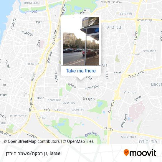 גן רבקה/משמר הירדן map