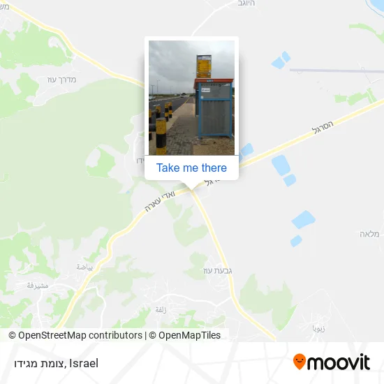 Карта צומת מגידו