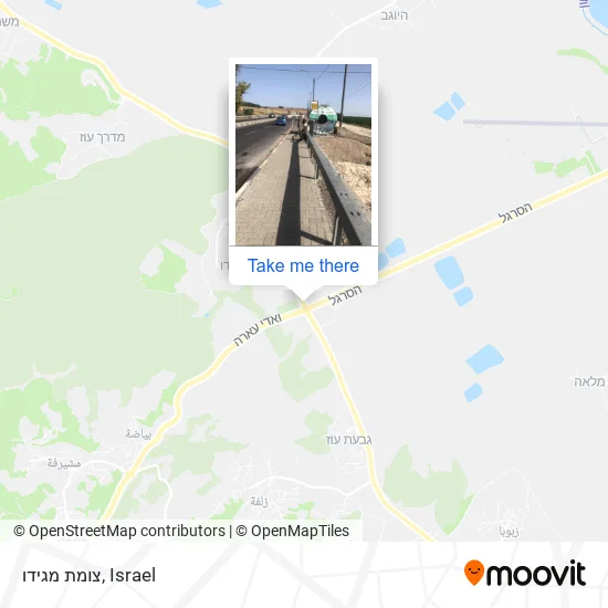 Карта צומת מגידו