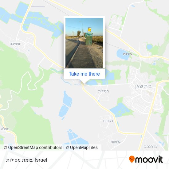 צומת מסילות map