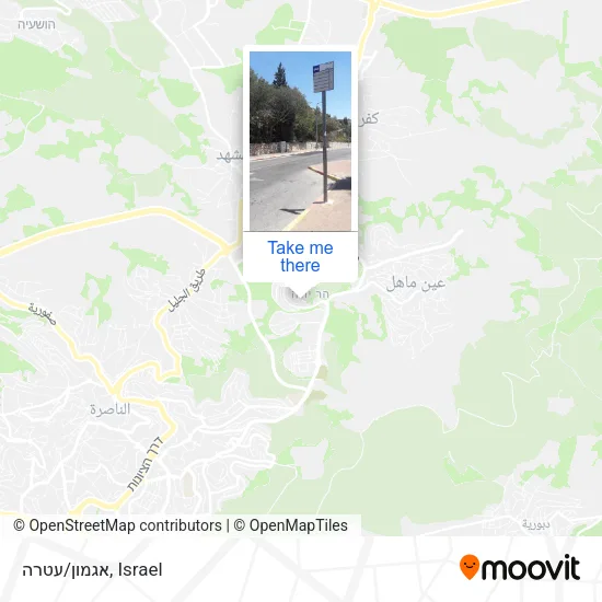 Карта אגמון/עטרה