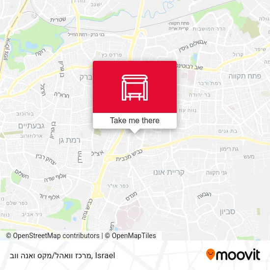Карта מרכז וואהל/מקס ואנה ווב