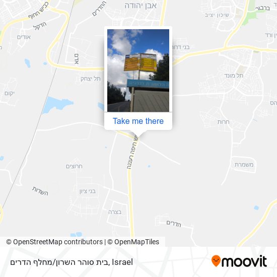 Карта בית סוהר השרון/מחלף הדרים