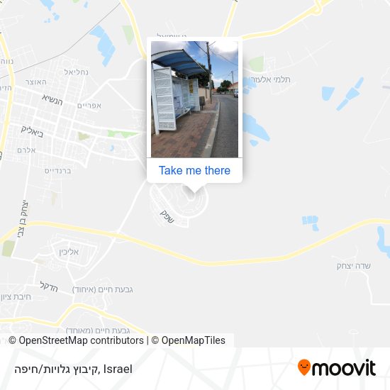 קיבוץ גלויות/חיפה map