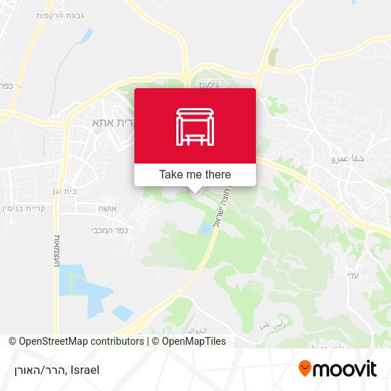 הרר/האורן map