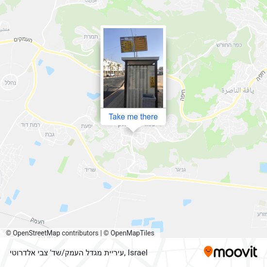 עיריית מגדל העמק / שד' צבי אלדרוטי map