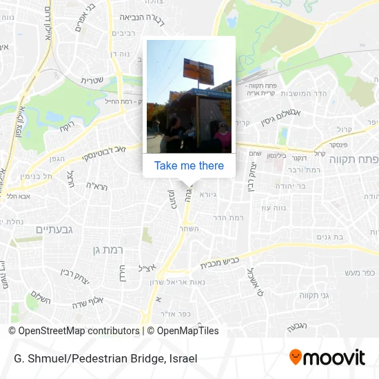 G. Shmuel/Pedestrian Bridge map