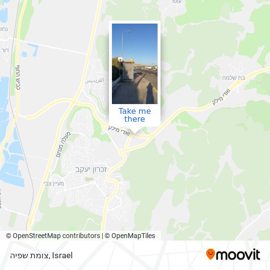 צומת שפיה map