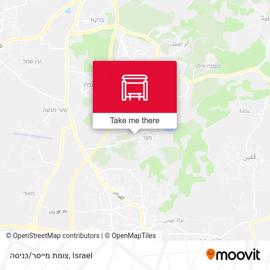 Карта צומת מייסר/כניסה