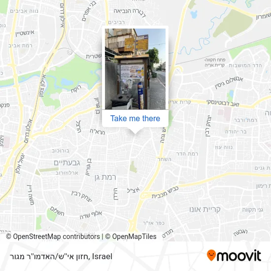 Карта חזון אי''ש/האדמו''ר מגור