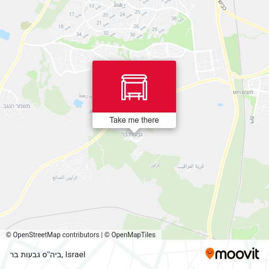 ביה''ס גבעות בר map