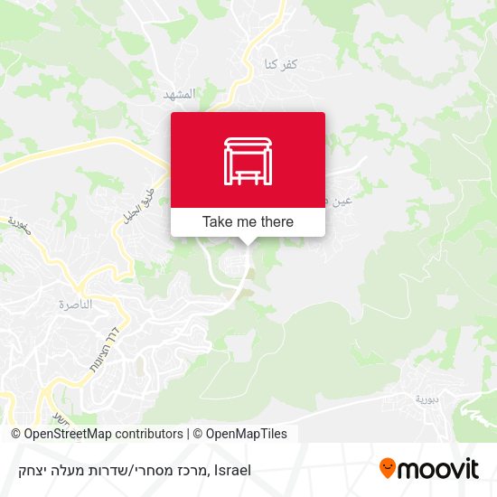 מרכז מסחרי/שדרות מעלה יצחק map