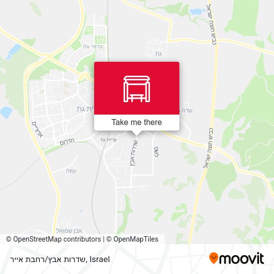 שדרות אבץ/רחבת אייר map
