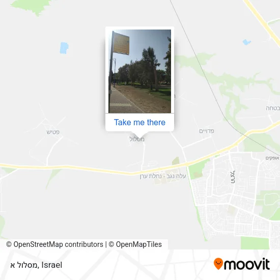 Карта מסלול א
