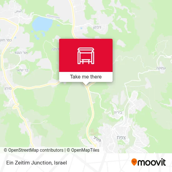 Ein Zeitim Junction map