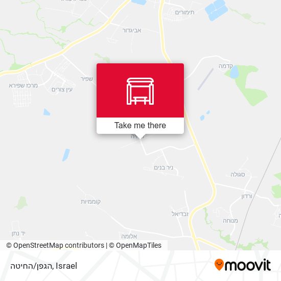 הגפן/החיטה map