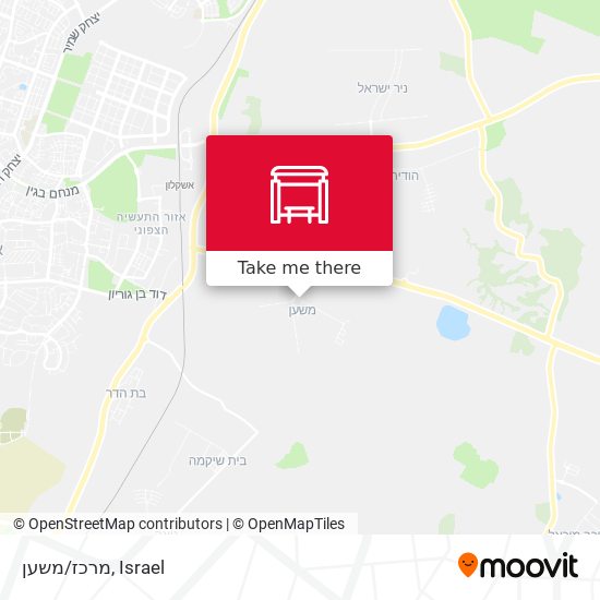 מרכז/משען map