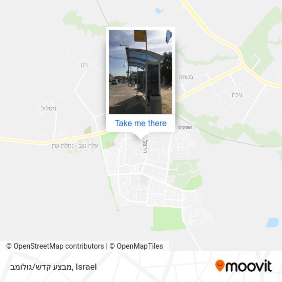 מבצע קדש/גולומב map