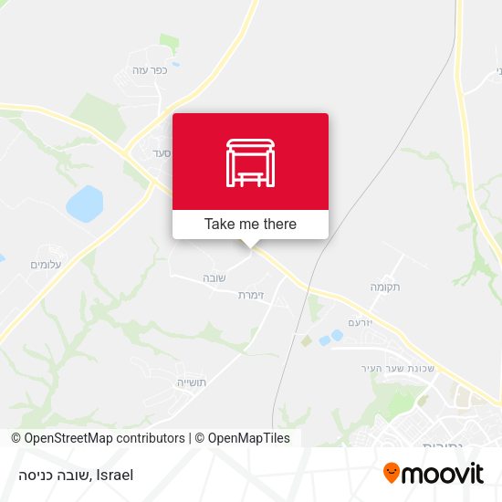 שובה כניסה map