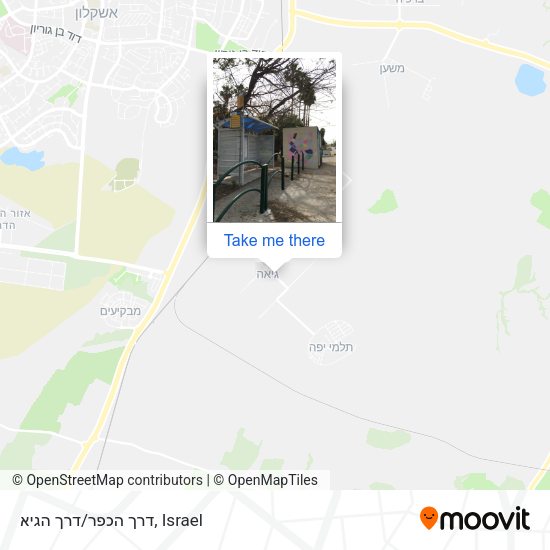 דרך הכפר/דרך הגיא map
