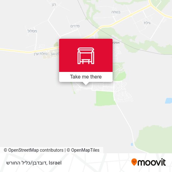 דובדבן/כליל החורש map