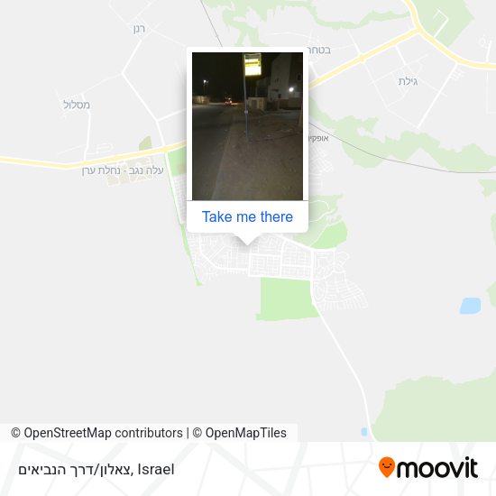 צאלון/דרך הנביאים map