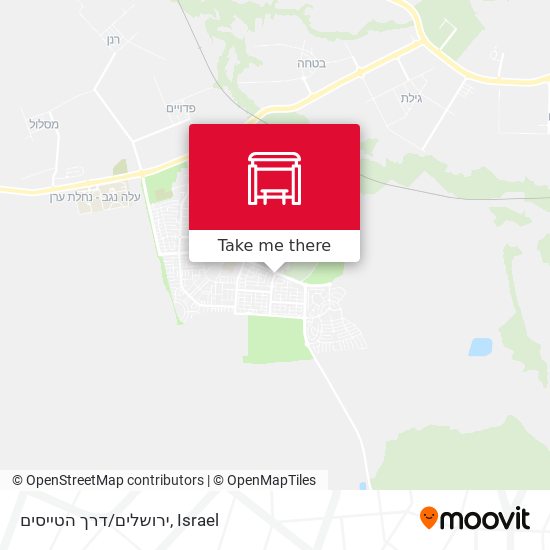 Карта ירושלים/דרך הטייסים