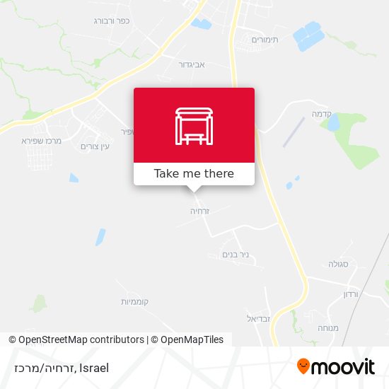 זרחיה/מרכז map