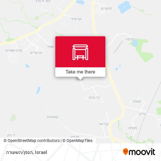הגפן/השעורה map
