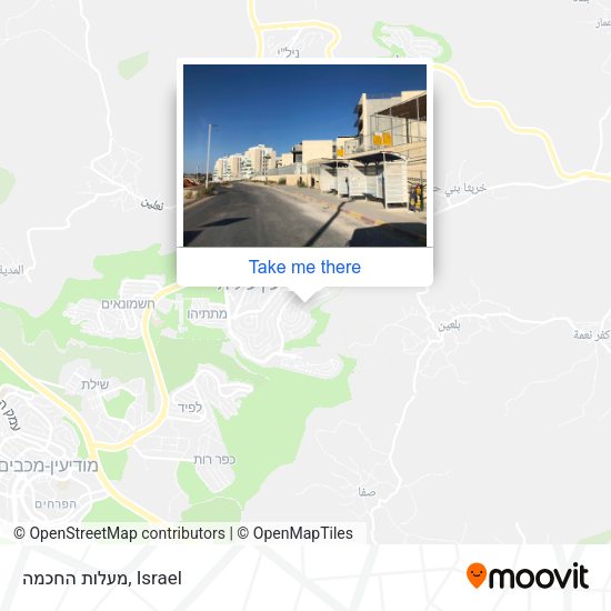 מעלות החכמה map