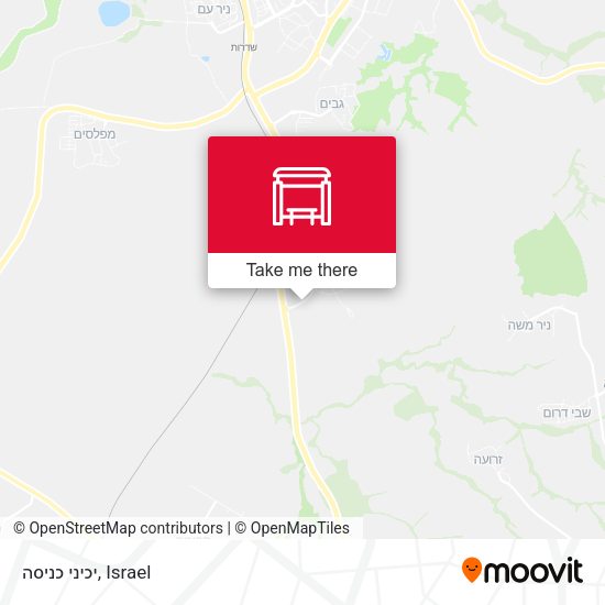 יכיני כניסה map