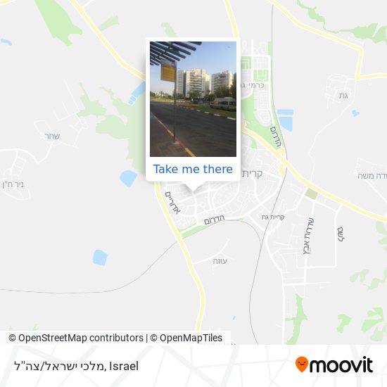 מלכי ישראל/צה''ל map