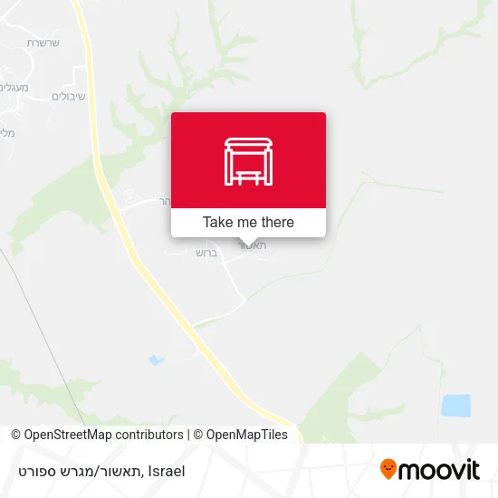 Карта תאשור/מגרש ספורט
