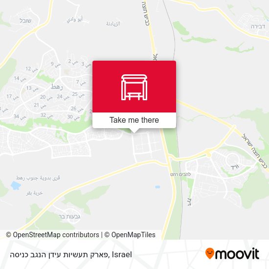 פארק תעשיות עידן הנגב כניסה map