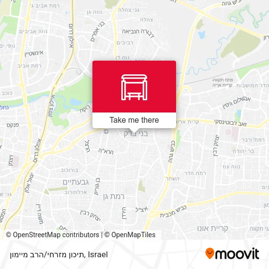 Карта תיכון מזרחי/הרב מיימון