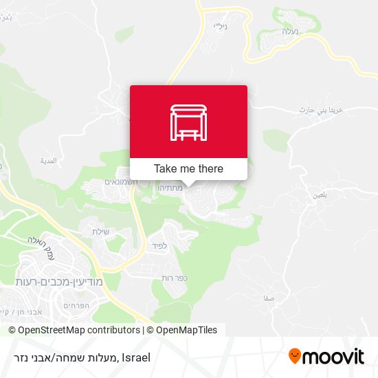 מעלות שמחה/אבני נזר map