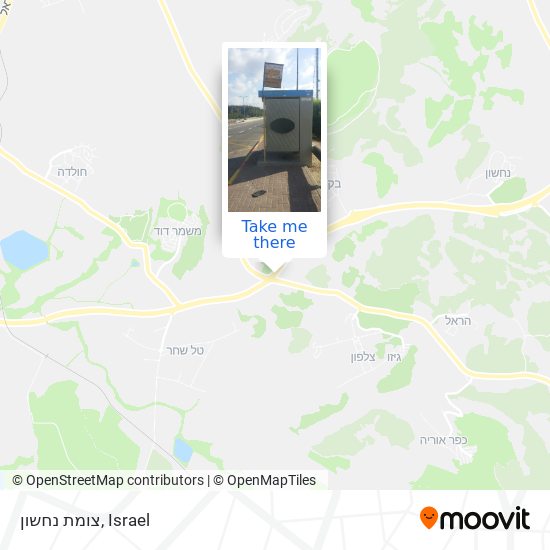 צומת נחשון map