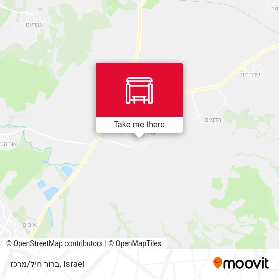 ברור חיל/מרכז map