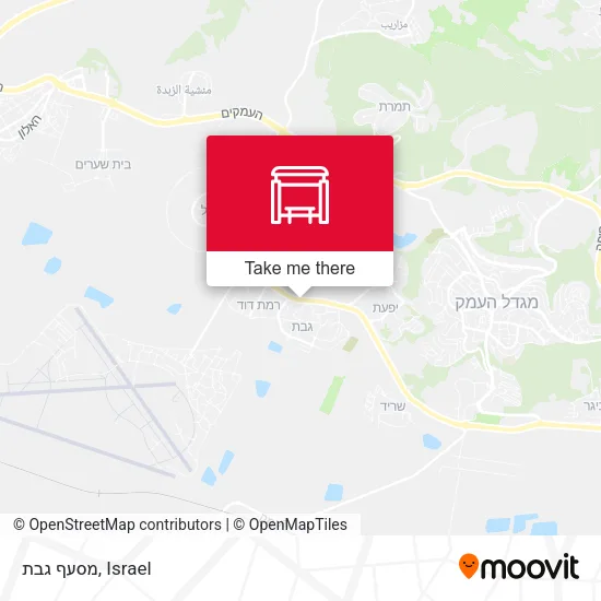Карта מסעף גבת