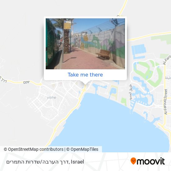 Карта דרך הערבה/שדרות התמרים
